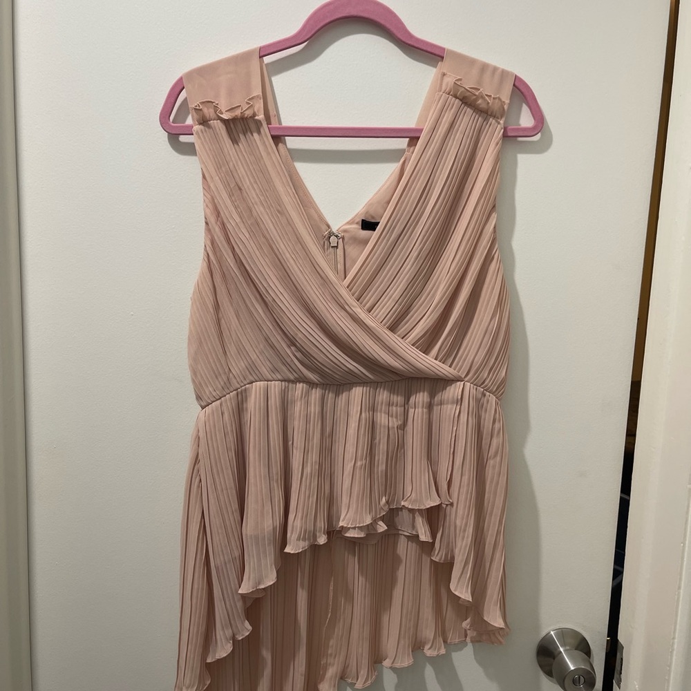 BCBG tank top with one side longer than the other